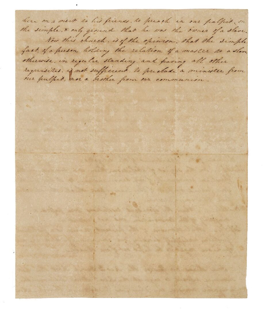 Lot 585: 3 Slave Documents, TN and Connecticut