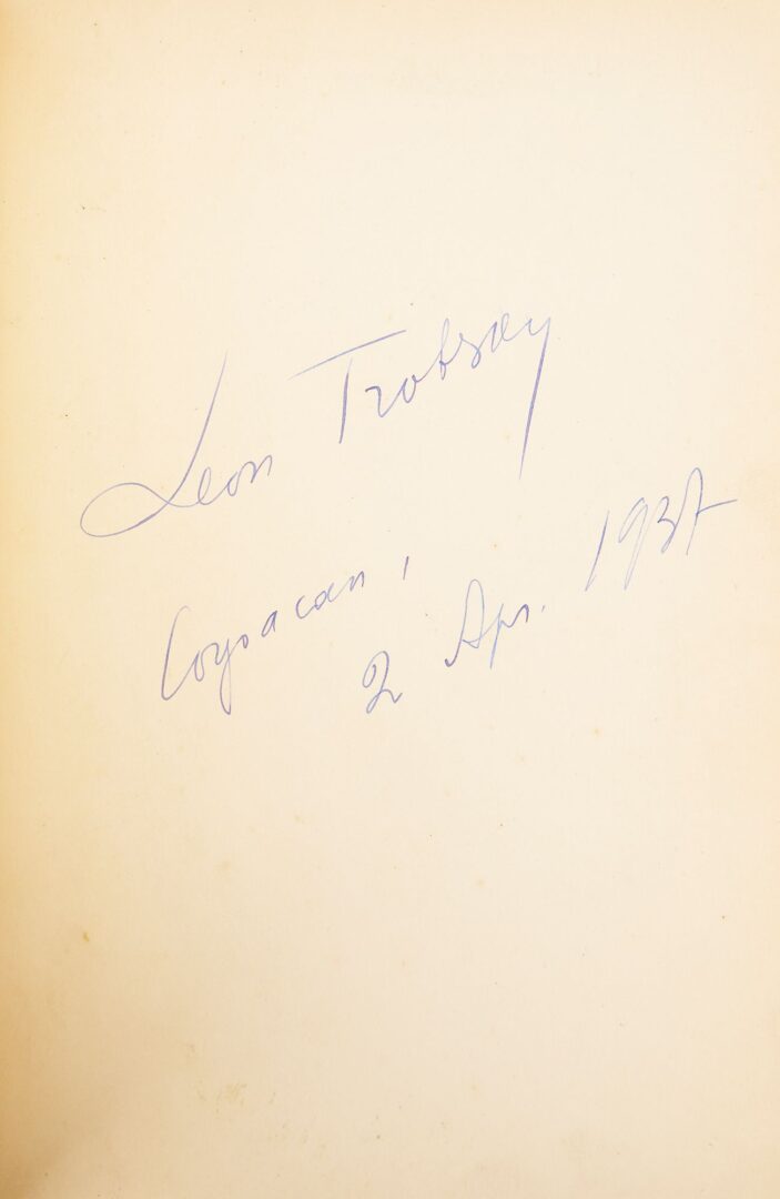 Lot 593: Leon Trotsky Signed Book, "The Revolution Betrayed" First Am. Edition