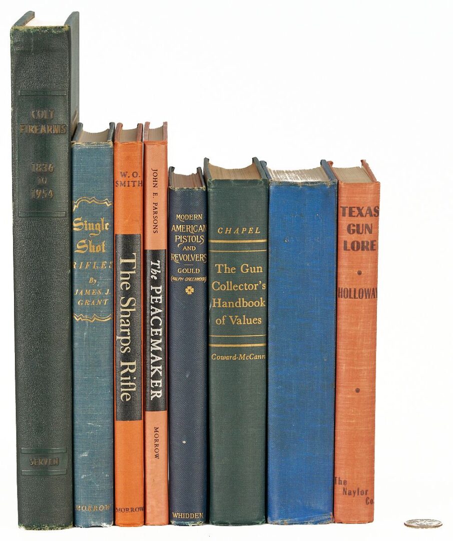 Lot 604: Grouping of 8 Books on Early Firearms