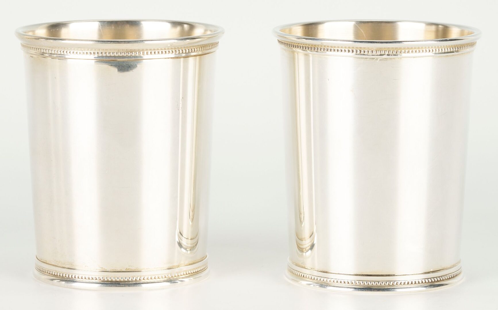 Lot 60: 10 Reed & Barton Sterling Julep Cups, Presidential Date Marks