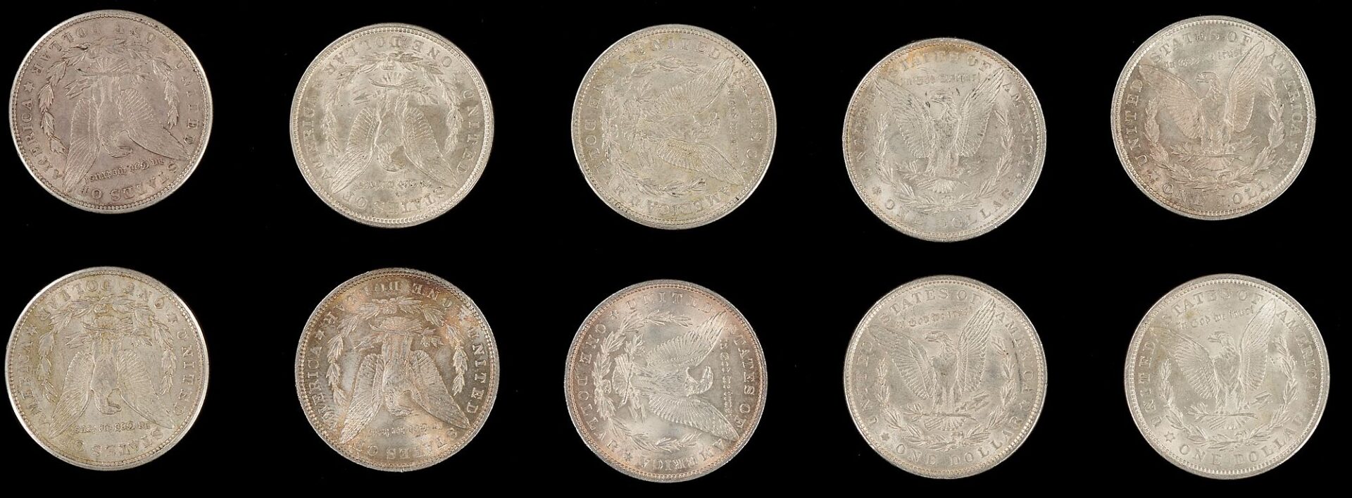 Lot 615: 20 US Morgan Silver Dollars, AU