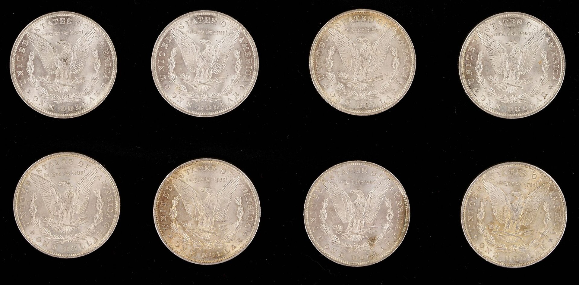 Lot 616: 14 US Morgan Silver Dollars, 1881-1896, UNC