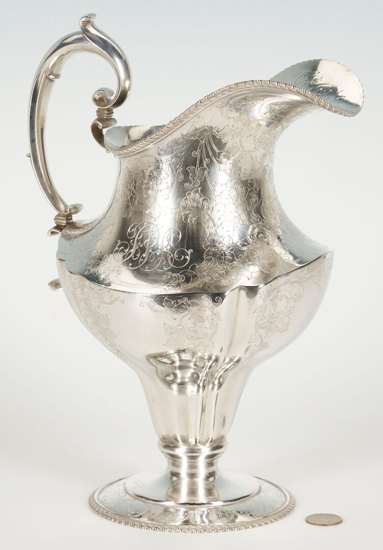 Lot 709: Black Starr and Frost Sterling Pitcher, SC History