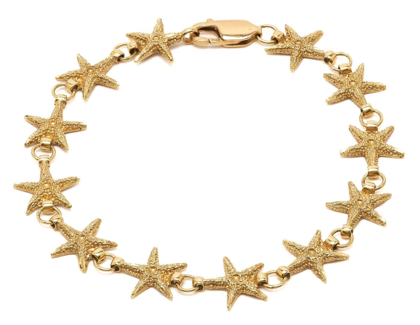 Lot 732: 2 Ladies Gold Bracelets