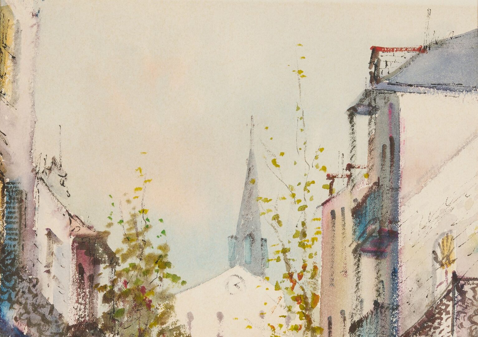 Lot 737: Pr. Nestor Fruge New Orleans Watercolors