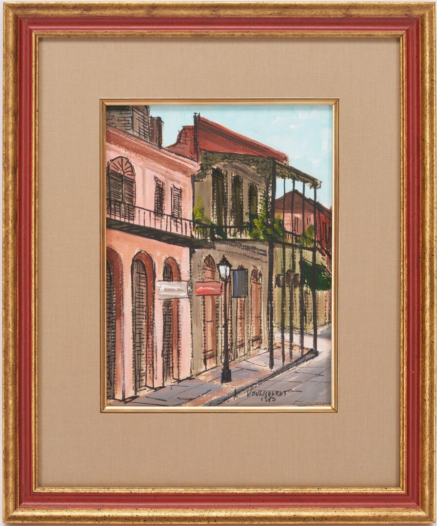 Lot 738: 2 Knut/Ken Engelhardt New Orleans Paintings