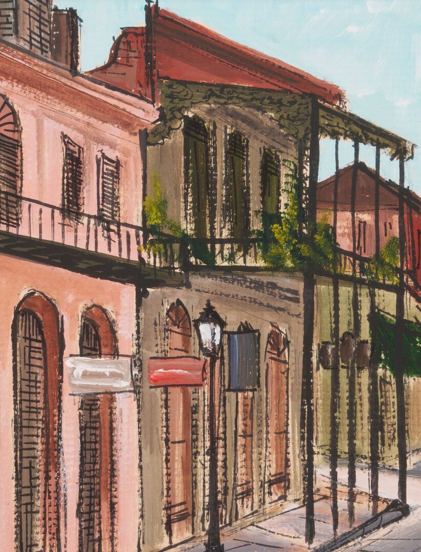 Lot 738: 2 Knut/Ken Engelhardt New Orleans Paintings