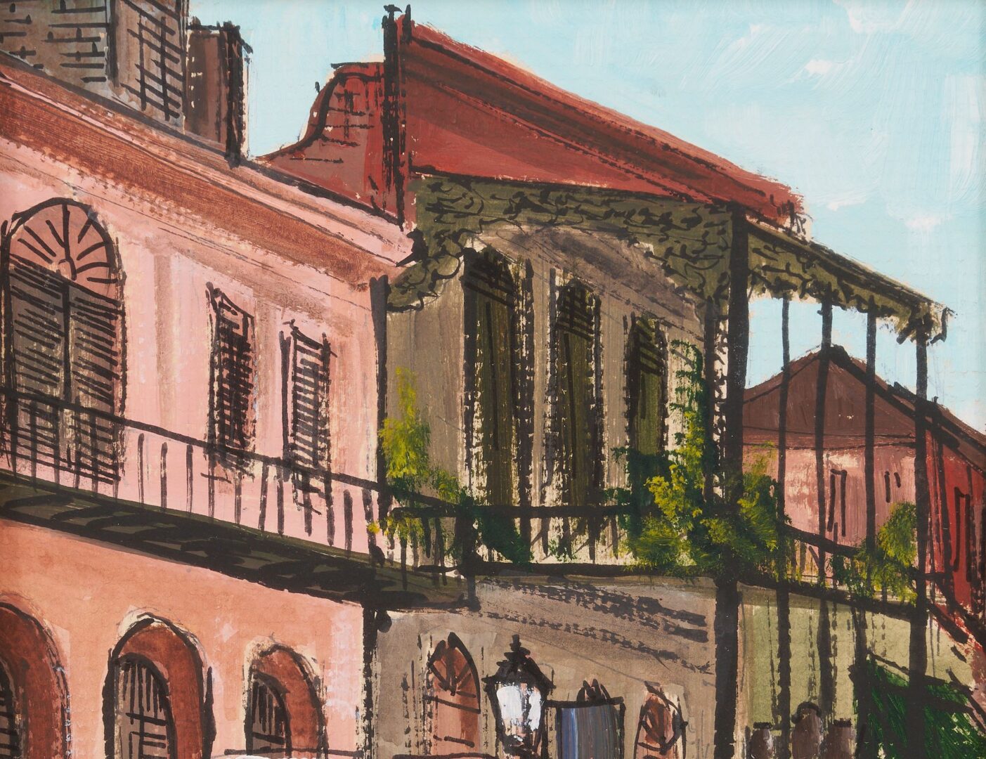 Lot 738: 2 Knut/Ken Engelhardt New Orleans Paintings