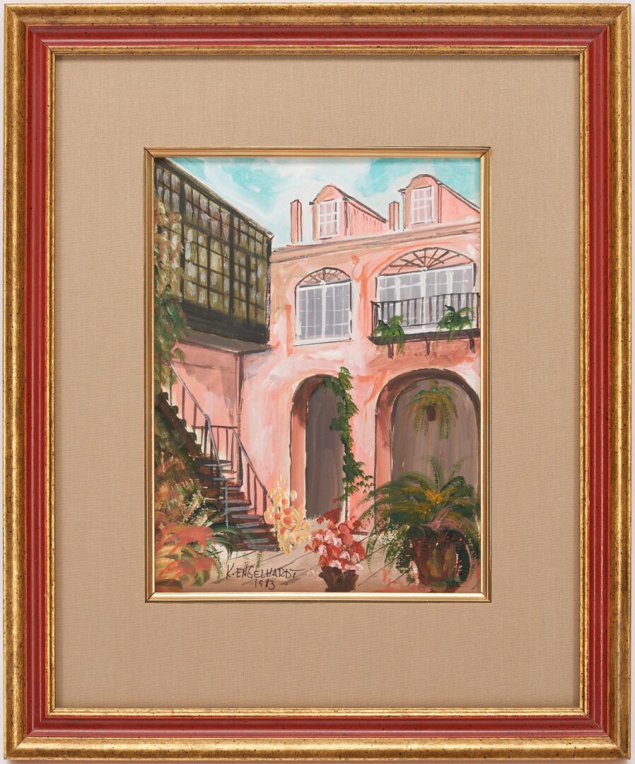 Lot 738: 2 Knut/Ken Engelhardt New Orleans Paintings