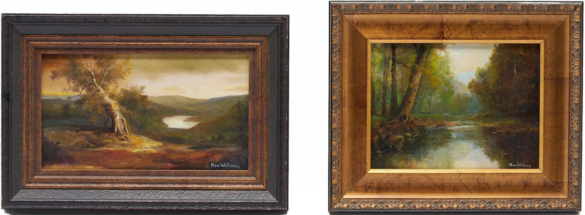 Lot 744: 2 Ron Williams O/C Landscape Paintings