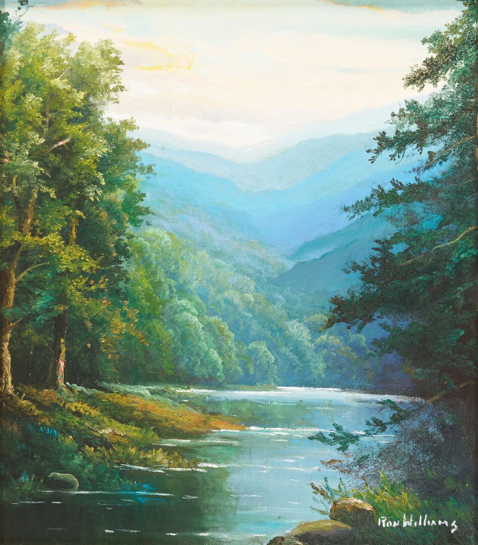 Lot 745: Ron Williams O/C Landscape Painting