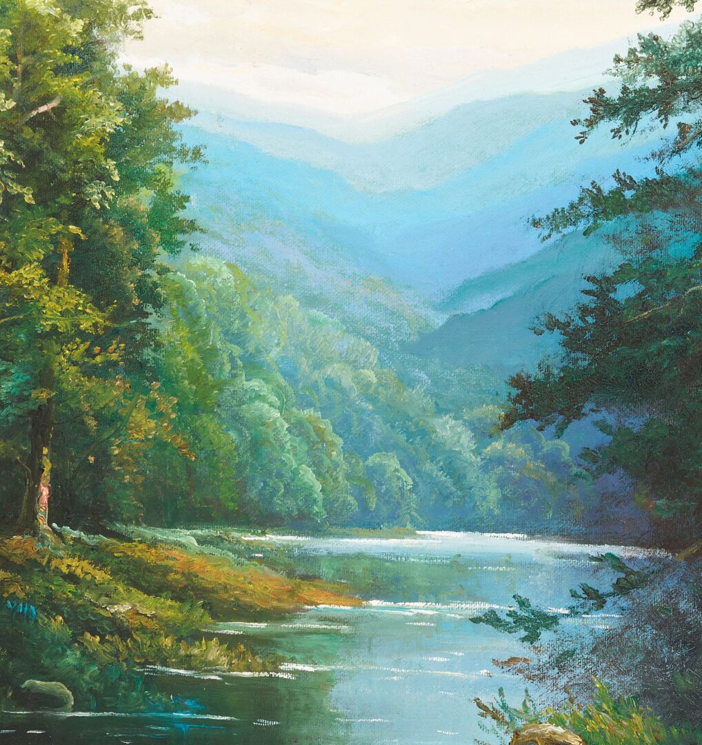 Lot 745: Ron Williams O/C Landscape Painting