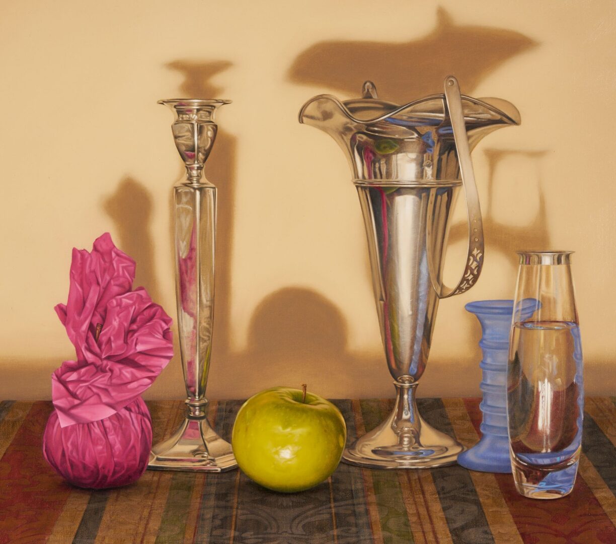 Lot 760: Jeremiah Stermer O/C Photorealist Still Life