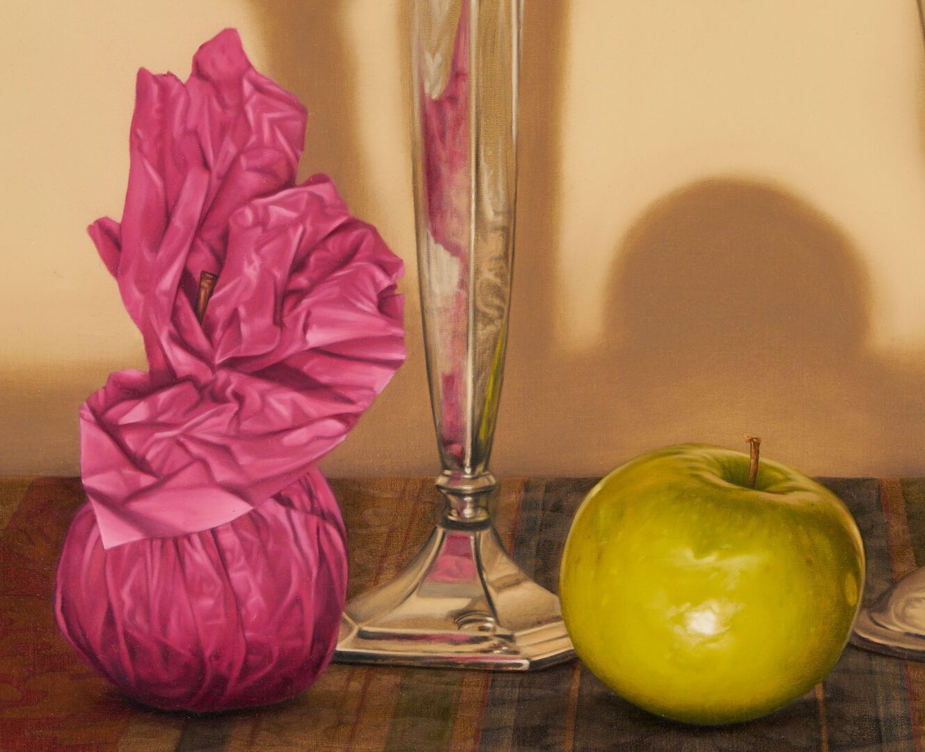 Lot 760: Jeremiah Stermer O/C Photorealist Still Life