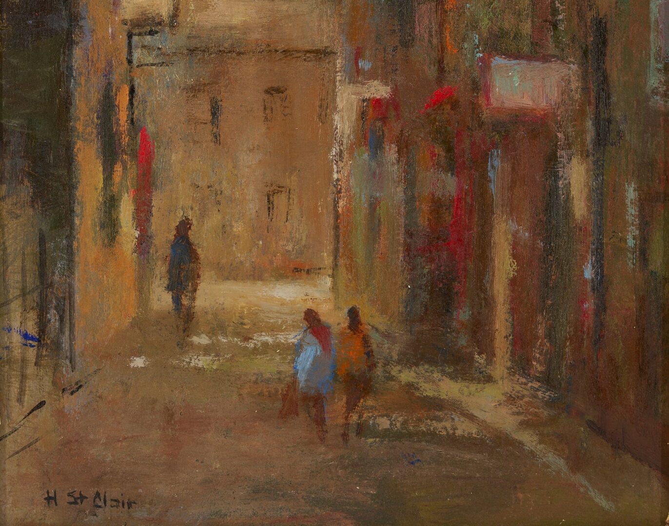 Lot 764: 2 Helen St. Clair Oil on Board Scenes