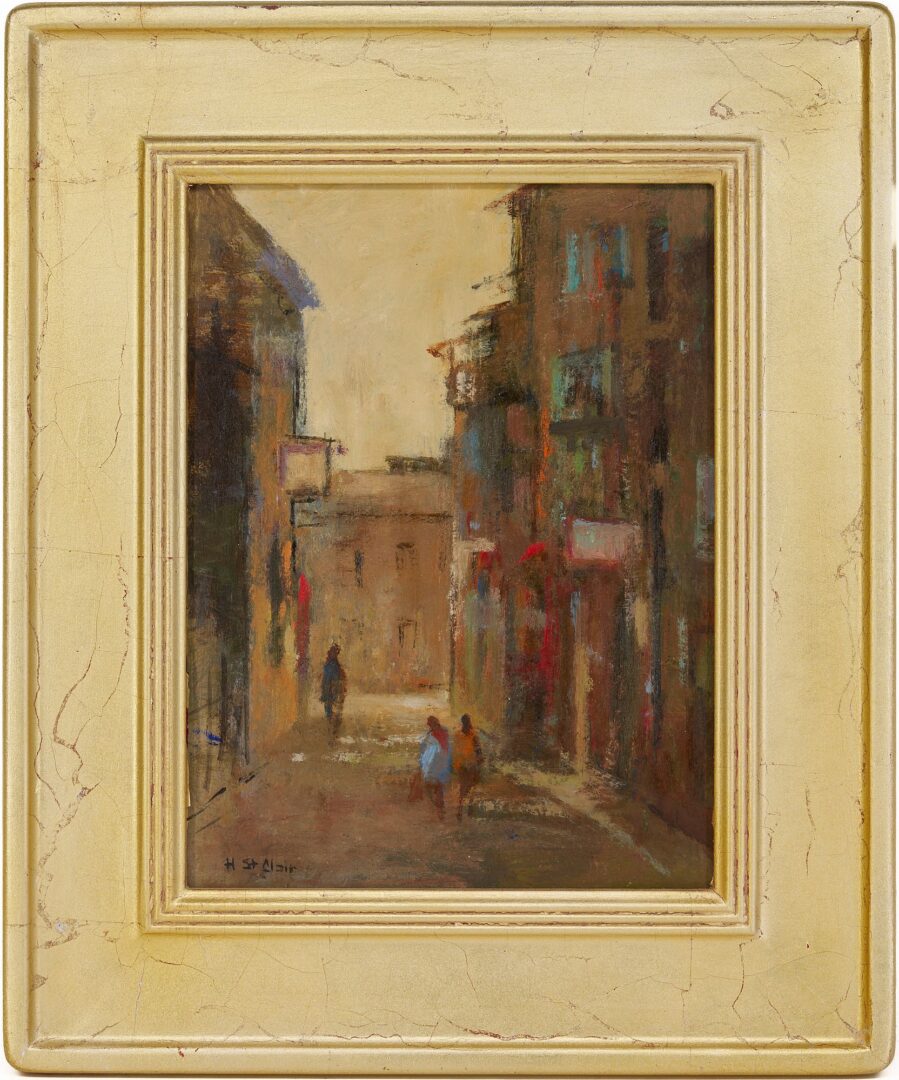 Lot 764: 2 Helen St. Clair Oil on Board Scenes