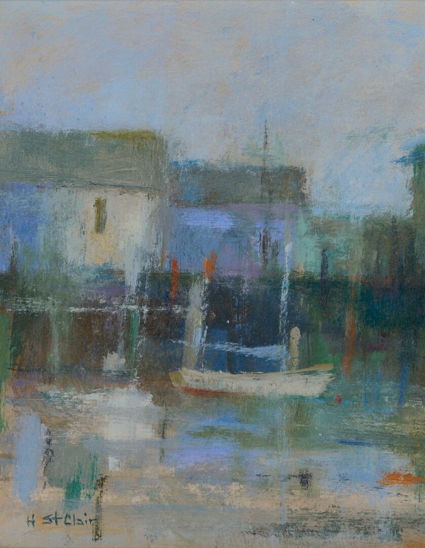 Lot 764: 2 Helen St. Clair Oil on Board Scenes