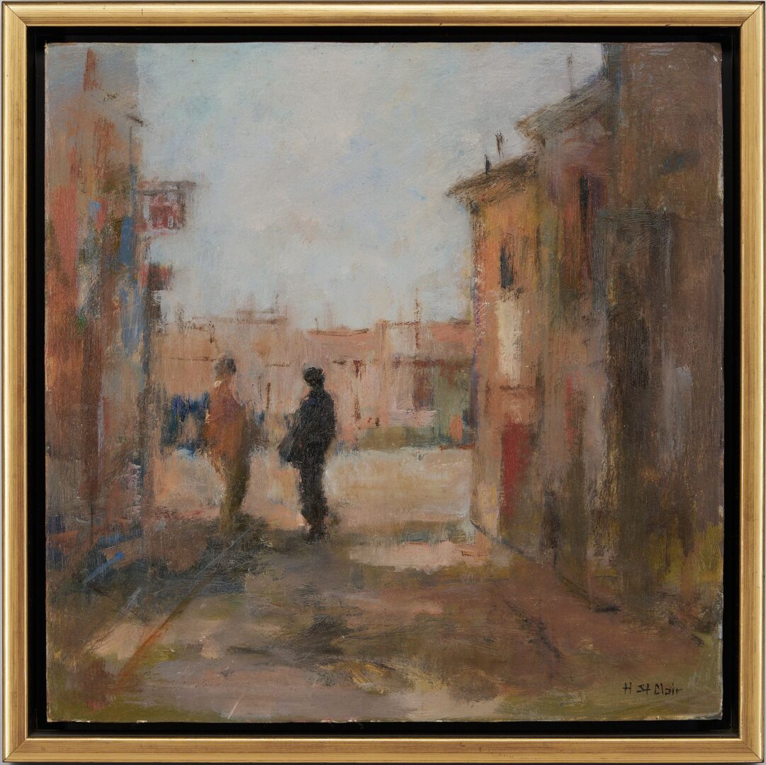 Lot 765: 2 Helen St. Clair Figural Street Scenes