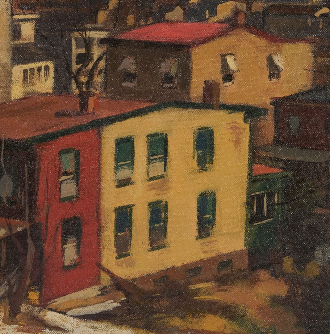 Lot 766: Giovanni Martino O/C Cityscape, East Manayank, Philadelphia