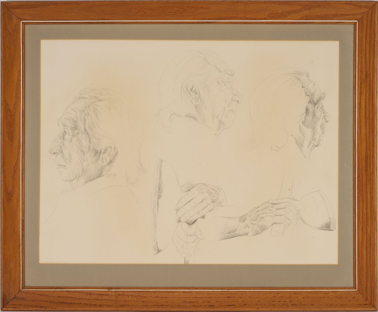 Lot 777: Paull Anderson W/C Painting, Goingback Chiltosky & Graphite Study for the Painting