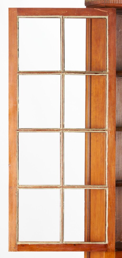 Lot 783: Middle TN 16 Pane Cherry Corner Cupboard