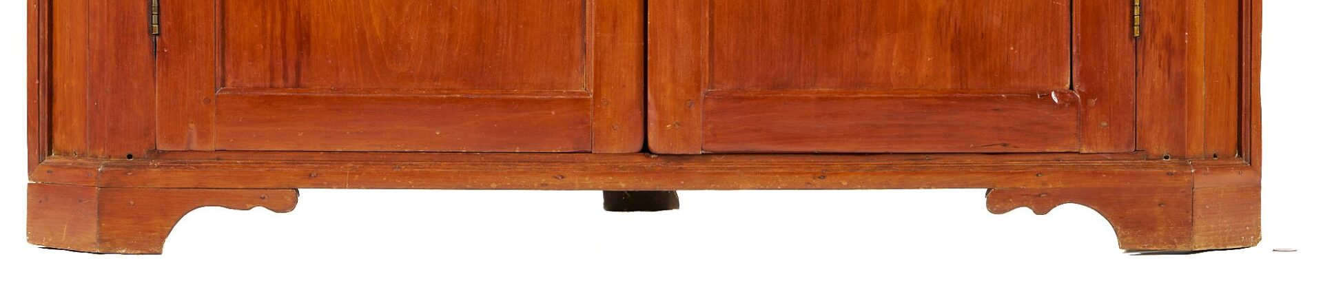 Lot 783: Middle TN 16 Pane Cherry Corner Cupboard