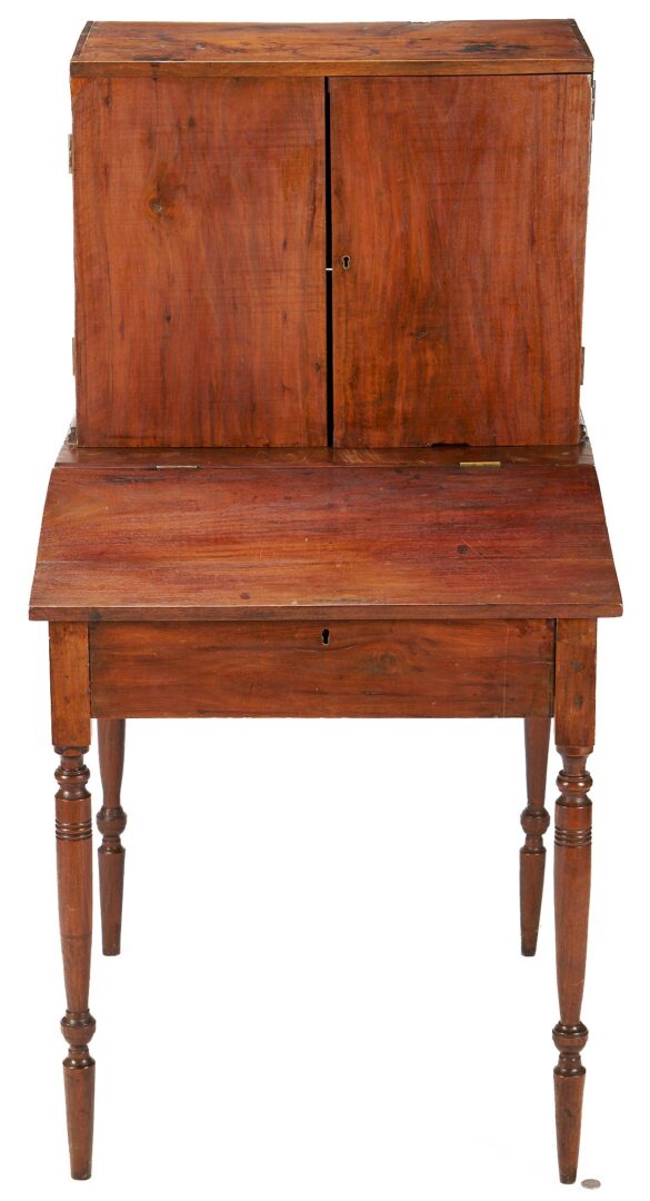 Lot 786: East Tennessee Slant Top Desk, likely Hawkins County