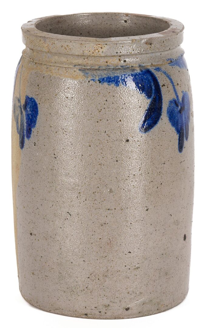 Lot 805: Valley of VA Stoneware Pottery Jar, Mt. Crawford