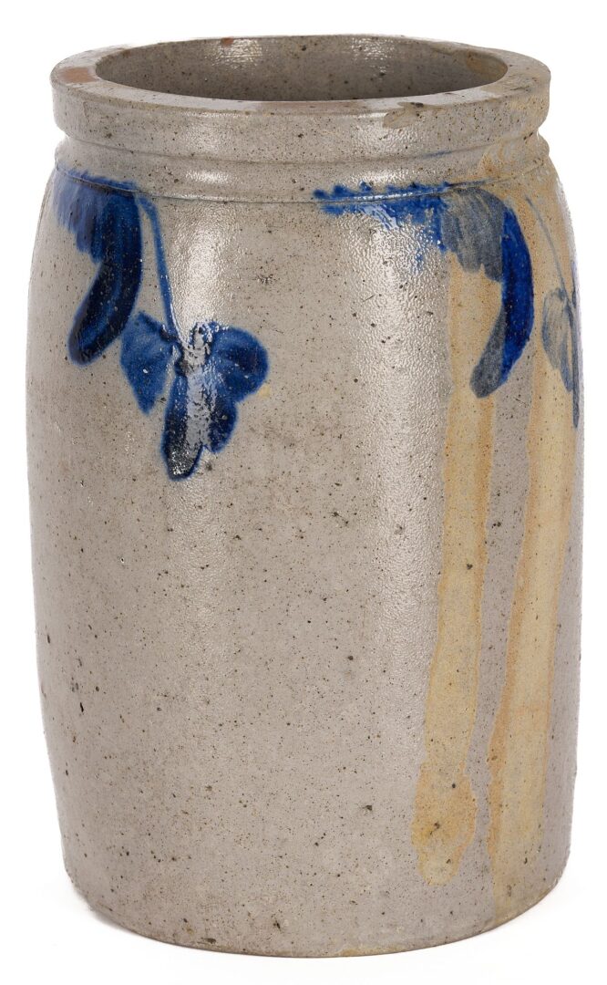 Lot 805: Valley of VA Stoneware Pottery Jar, Mt. Crawford