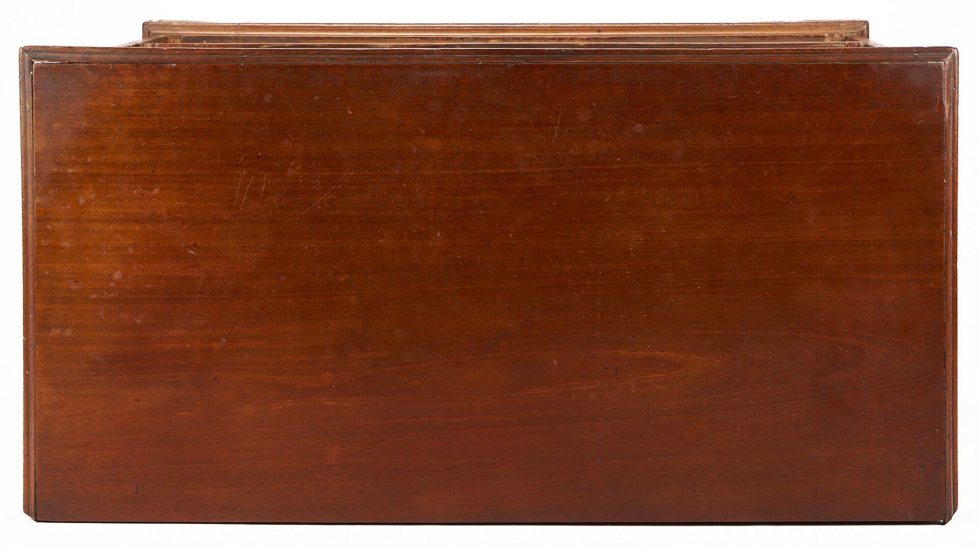 Lot 807: English Georgian Mahogany Bureau Chest