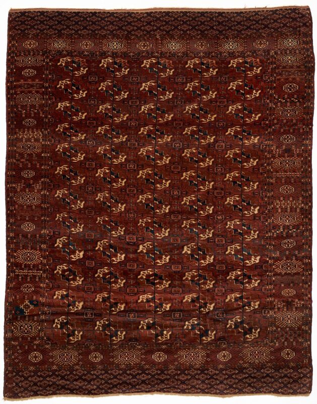 Lot 811: Antique Tekke Turkoman Main Carpet,  circa 1870