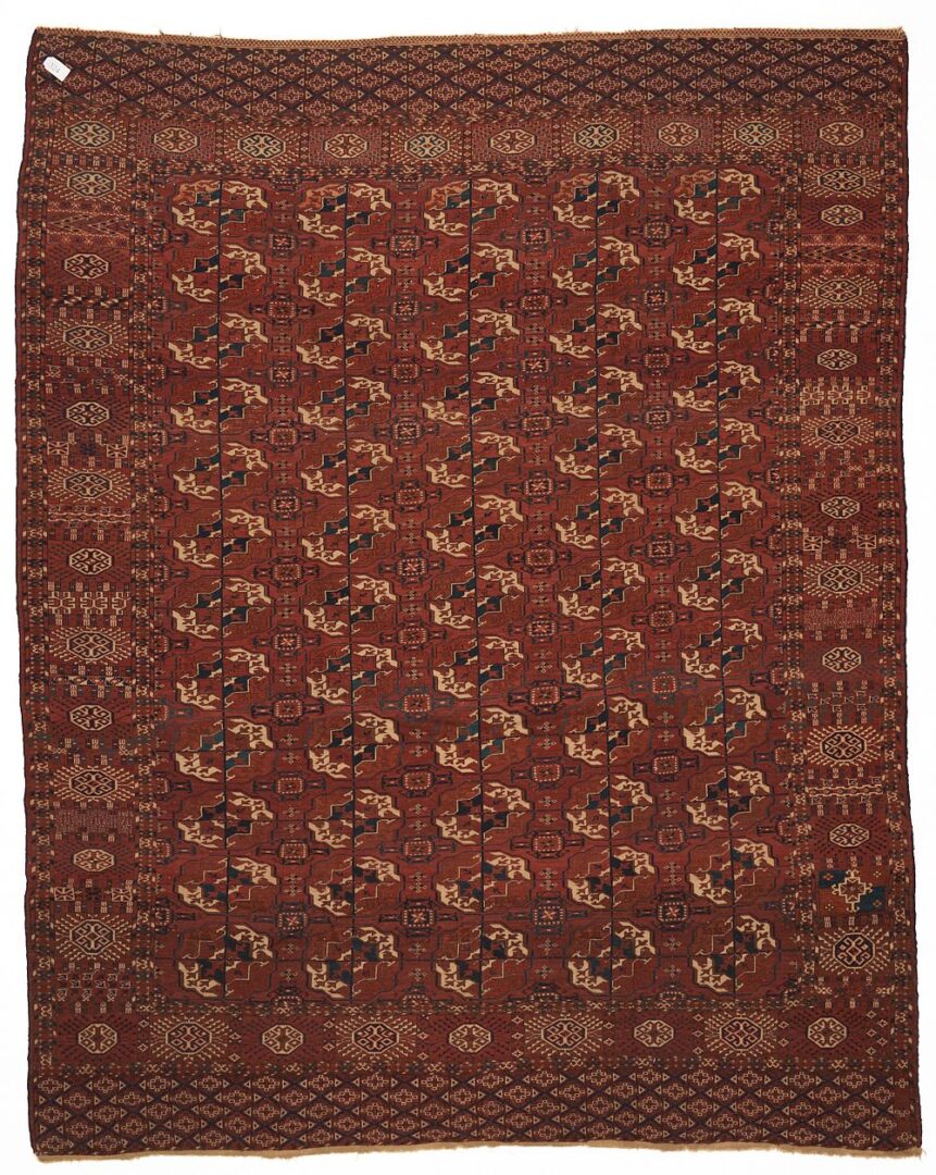 Lot 811: Antique Tekke Turkoman Main Carpet,  circa 1870