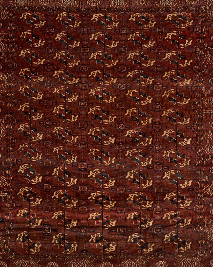 Lot 811: Antique Tekke Turkoman Main Carpet,  circa 1870