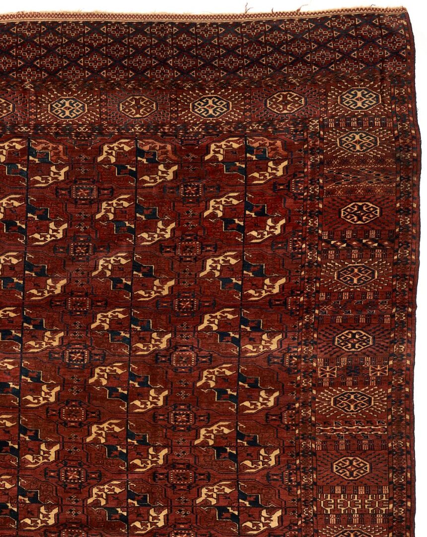 Lot 811: Antique Tekke Turkoman Main Carpet,  circa 1870