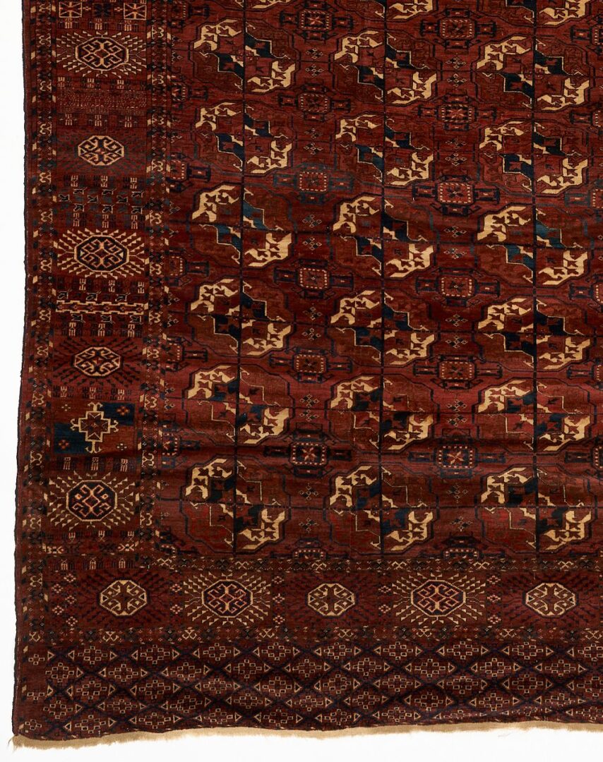 Lot 811: Antique Tekke Turkoman Main Carpet,  circa 1870