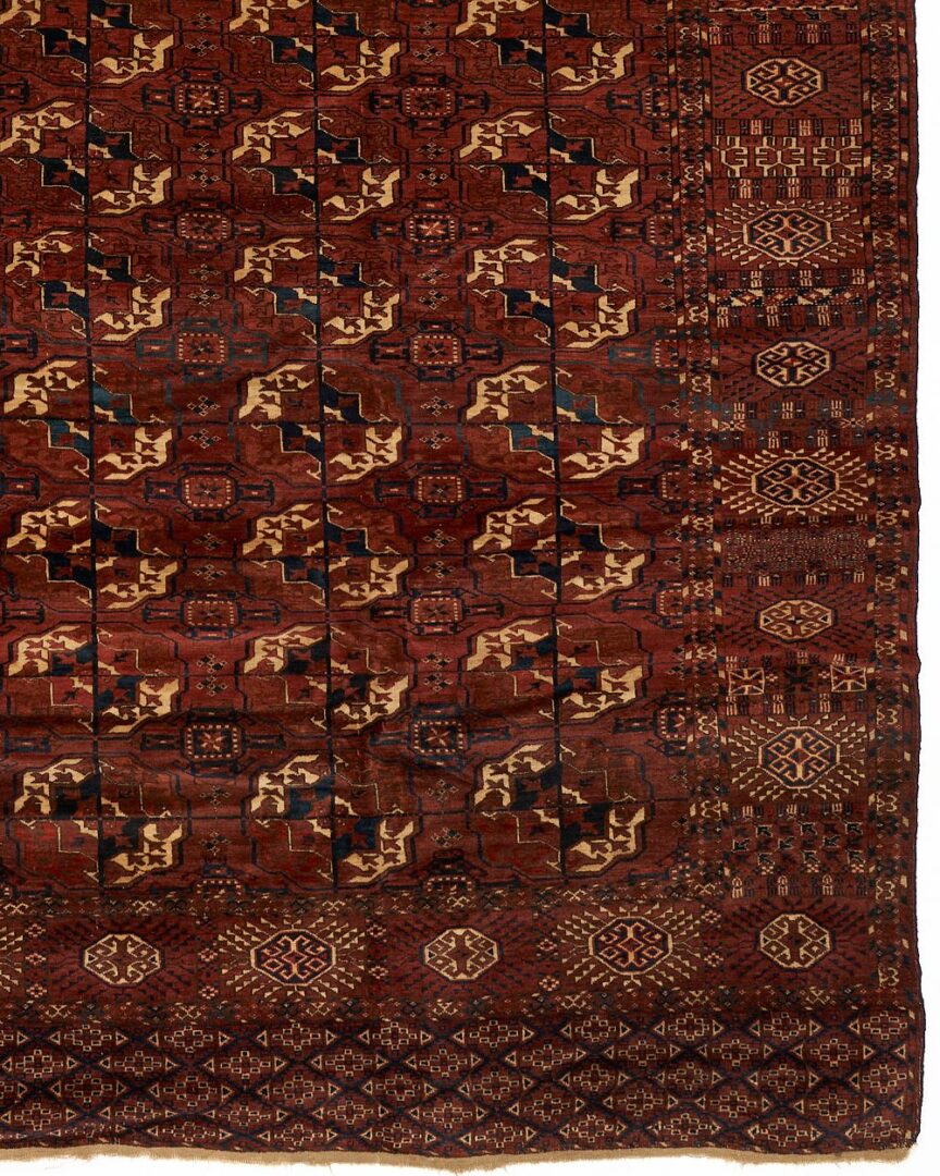 Lot 811: Antique Tekke Turkoman Main Carpet,  circa 1870