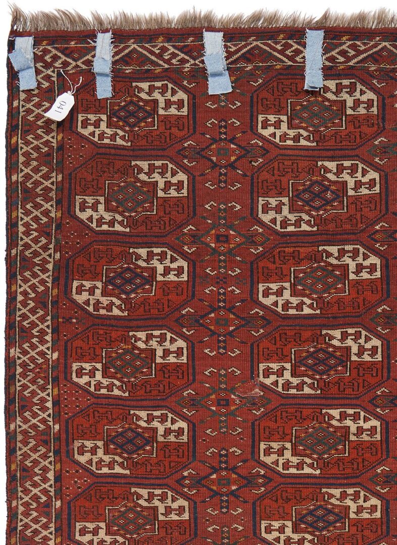 Lot 816: Antique Turkmen Yomud or Yomut Main Carpet or Rug