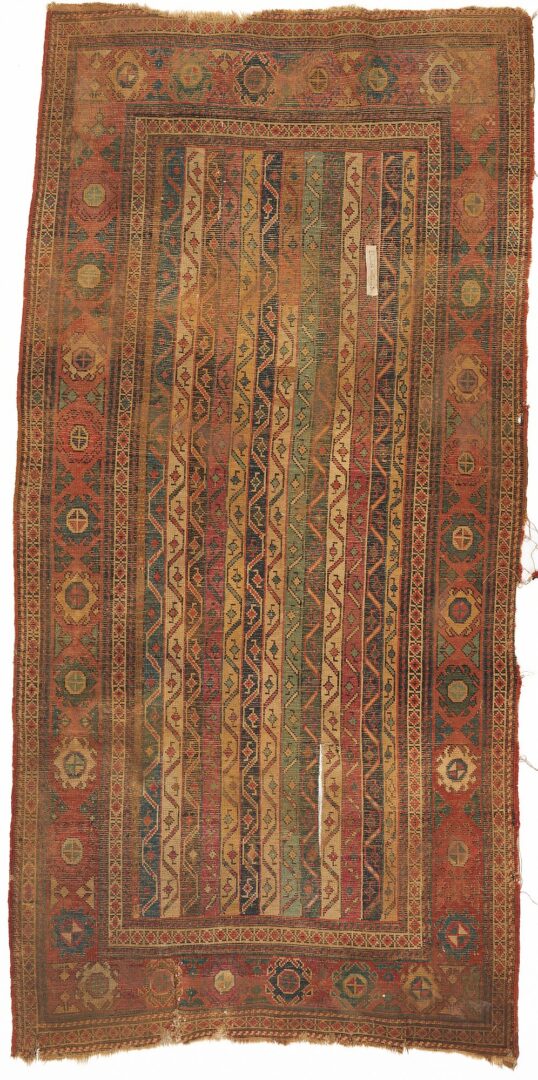 Lot 817: Caucasian Kazak Runner, Stripe Motif