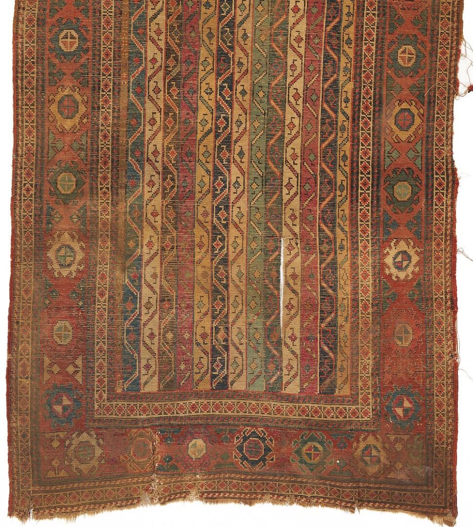 Lot 817: Caucasian Kazak Runner, Stripe Motif