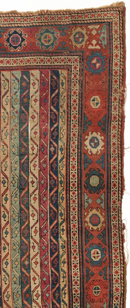 Lot 817: Caucasian Kazak Runner, Stripe Motif