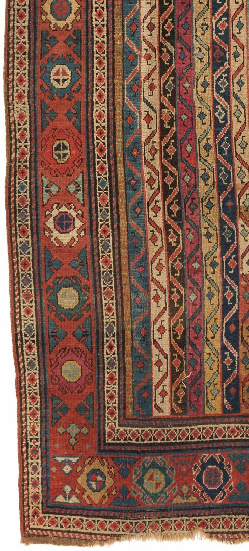 Lot 817: Caucasian Kazak Runner, Stripe Motif