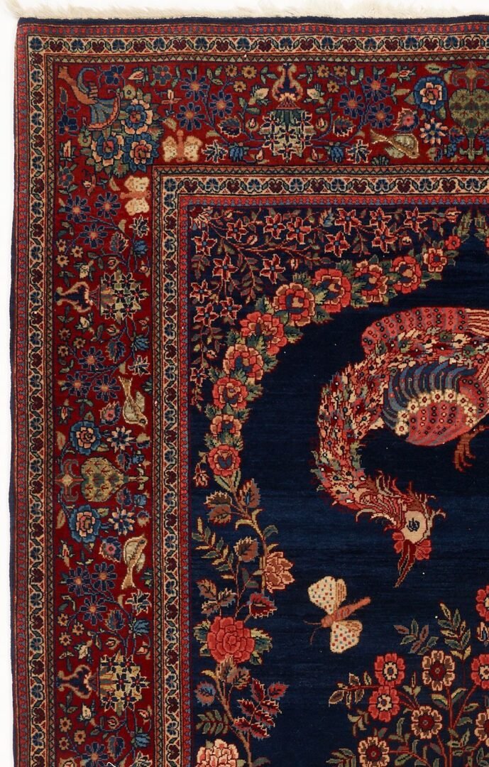 Lot 819: Persian Kashan Vase Rug