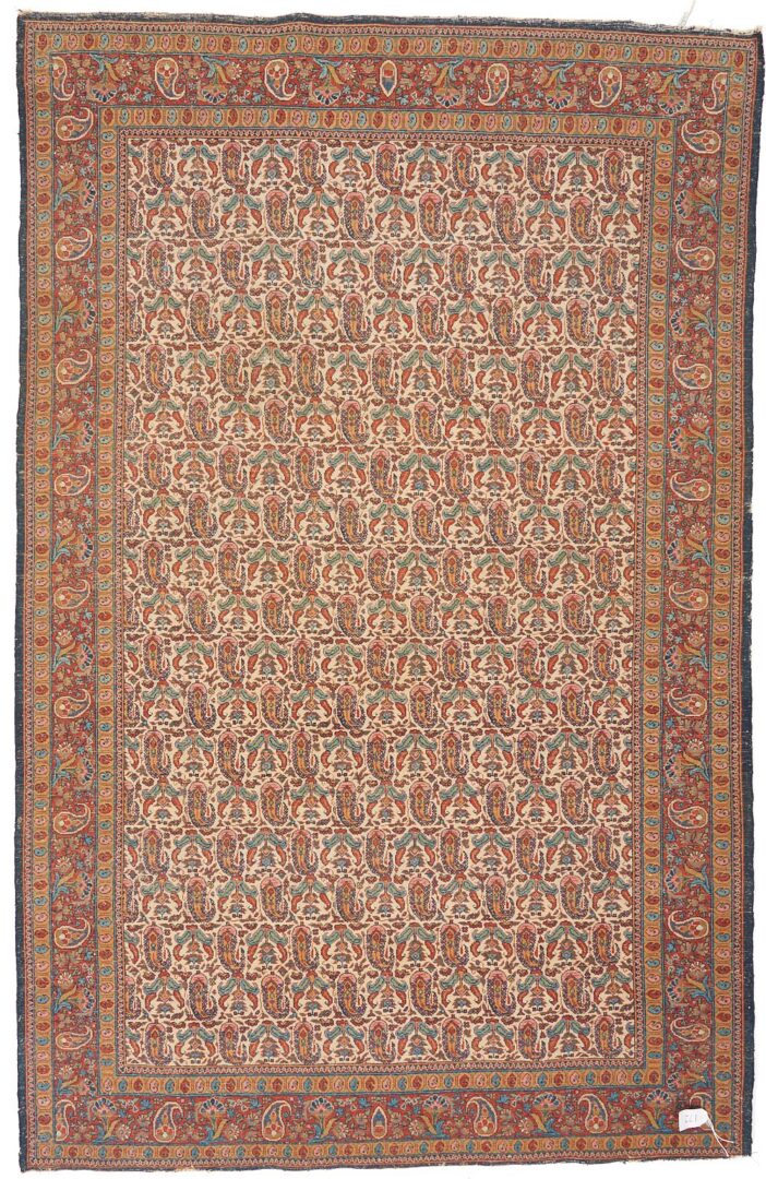 Lot 821: Persian Kashan Rug, Boteh Design