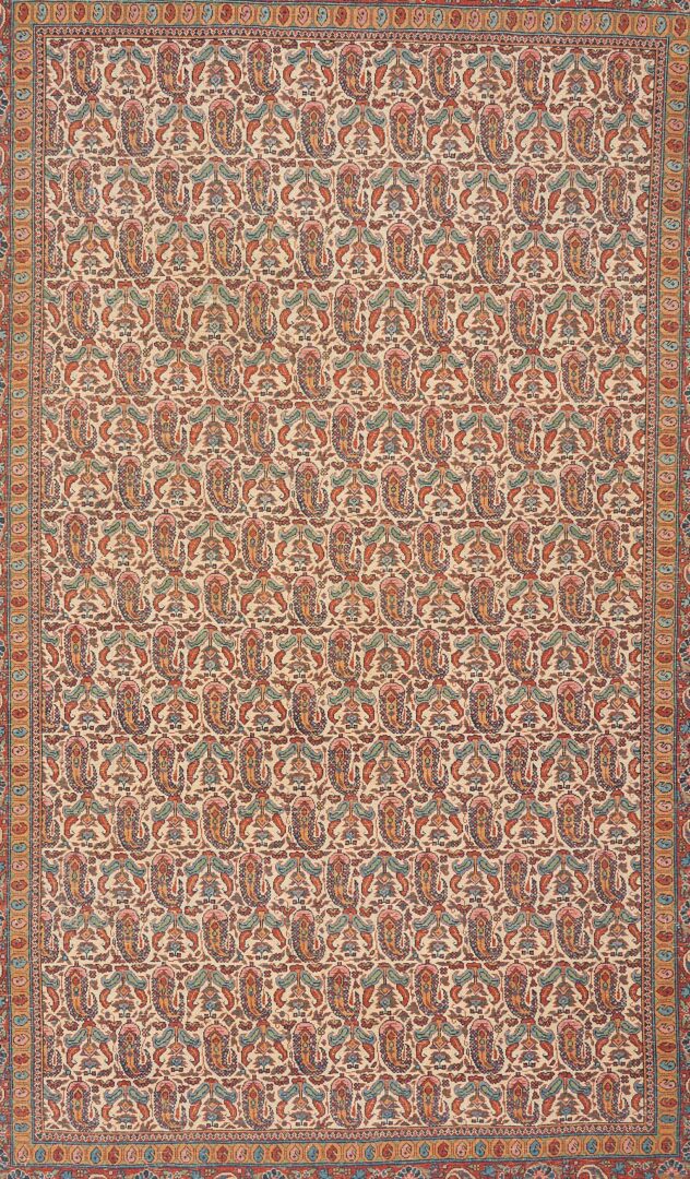 Lot 821: Persian Kashan Rug, Boteh Design