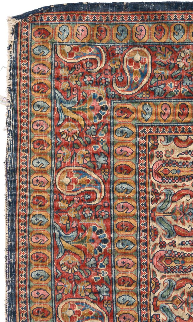 Lot 821: Persian Kashan Rug, Boteh Design