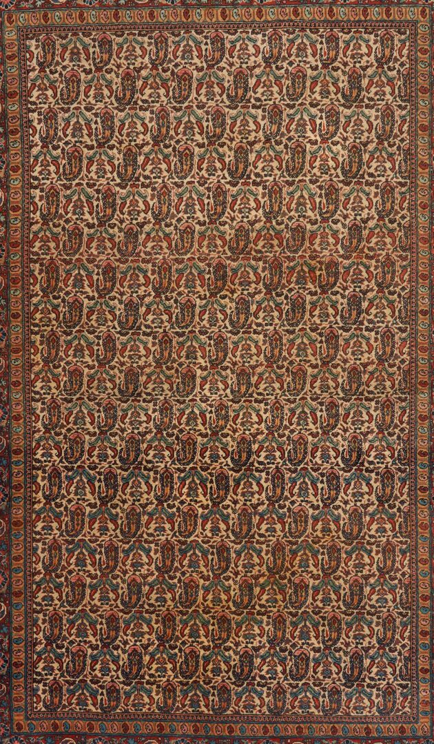 Lot 821: Persian Kashan Rug, Boteh Design