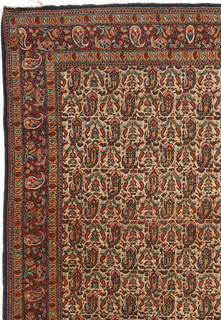 Lot 821: Persian Kashan Rug, Boteh Design