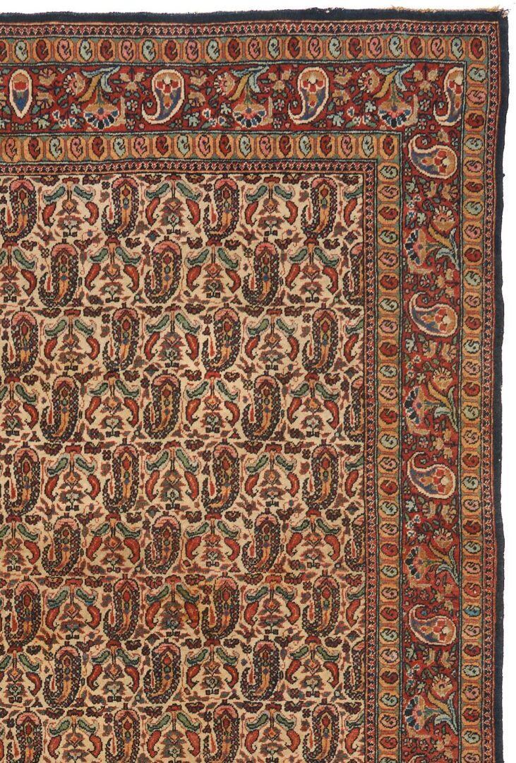 Lot 821: Persian Kashan Rug, Boteh Design