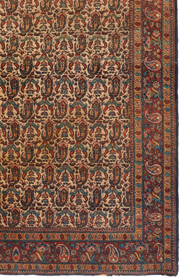 Lot 821: Persian Kashan Rug, Boteh Design