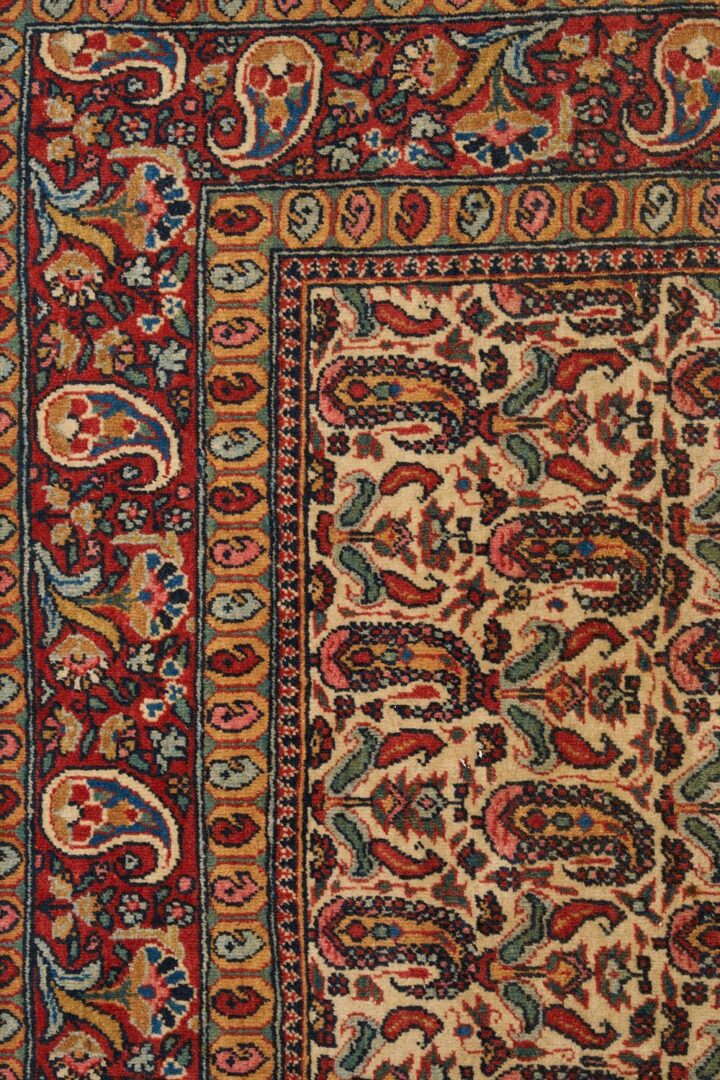 Lot 821: Persian Kashan Rug, Boteh Design